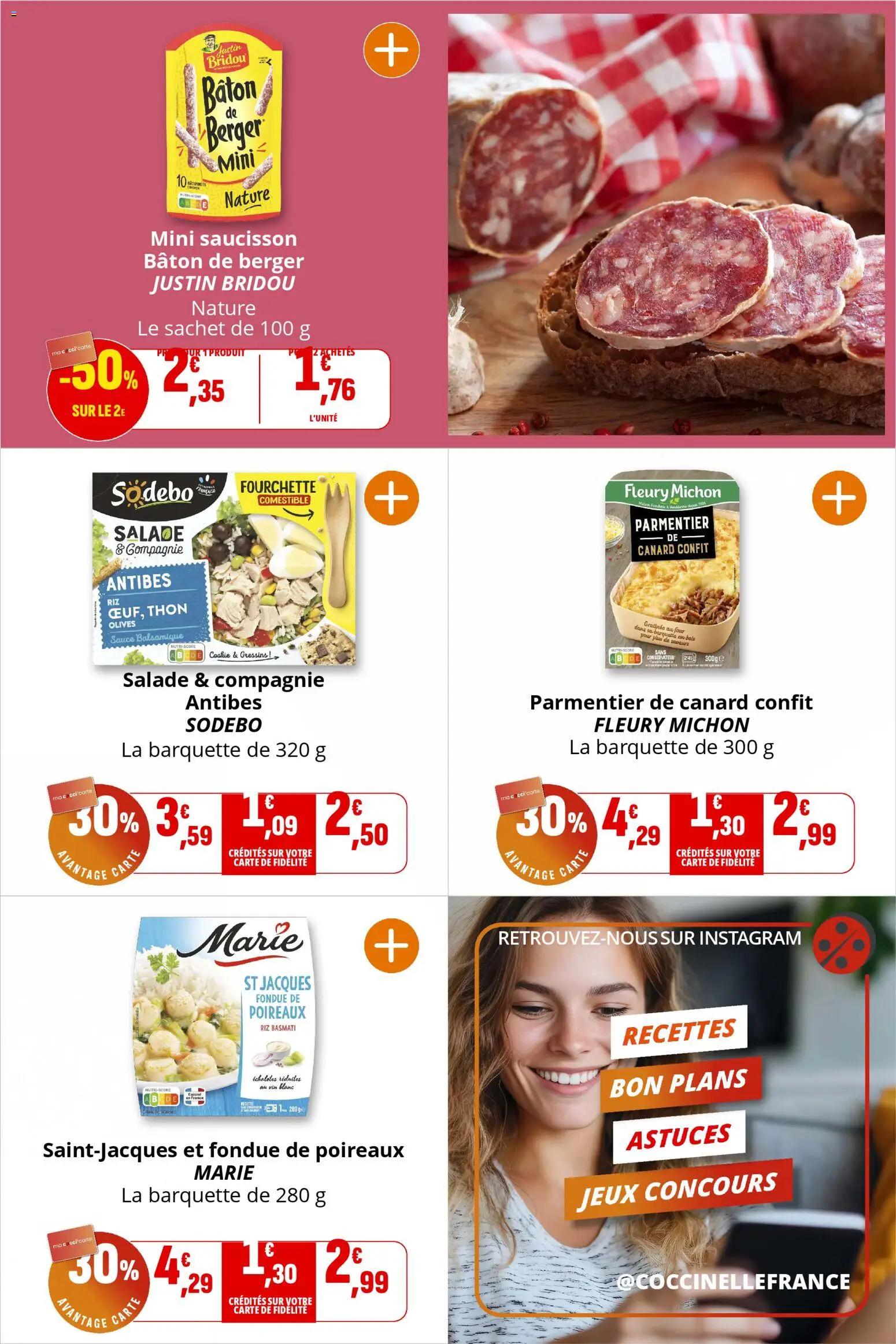 {H1} | Page: 38 | Produits: Saucisson, Riz basmati, Jeux, Vin