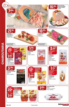 Intermarché folheto │ válido de 17.07.2025 | Página: 10 | Produtos: Mortadela, Forno, Bacon, Pá
