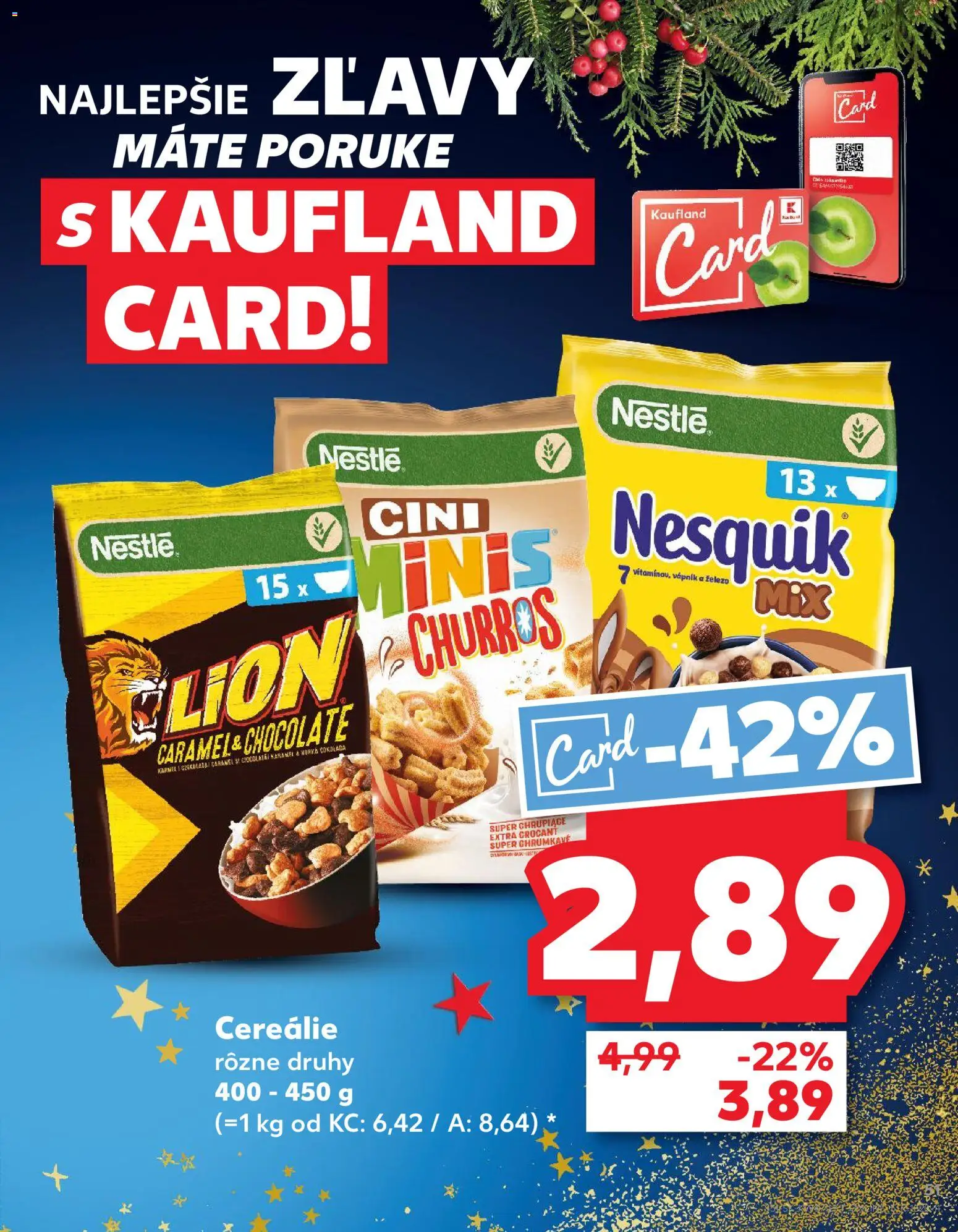 Nové Kaufland akcie – leták je platný od 20.11.2025 | Strana: 51 | Produkty: Čokoláda, Cini Minis, Cereálie, Nesquik