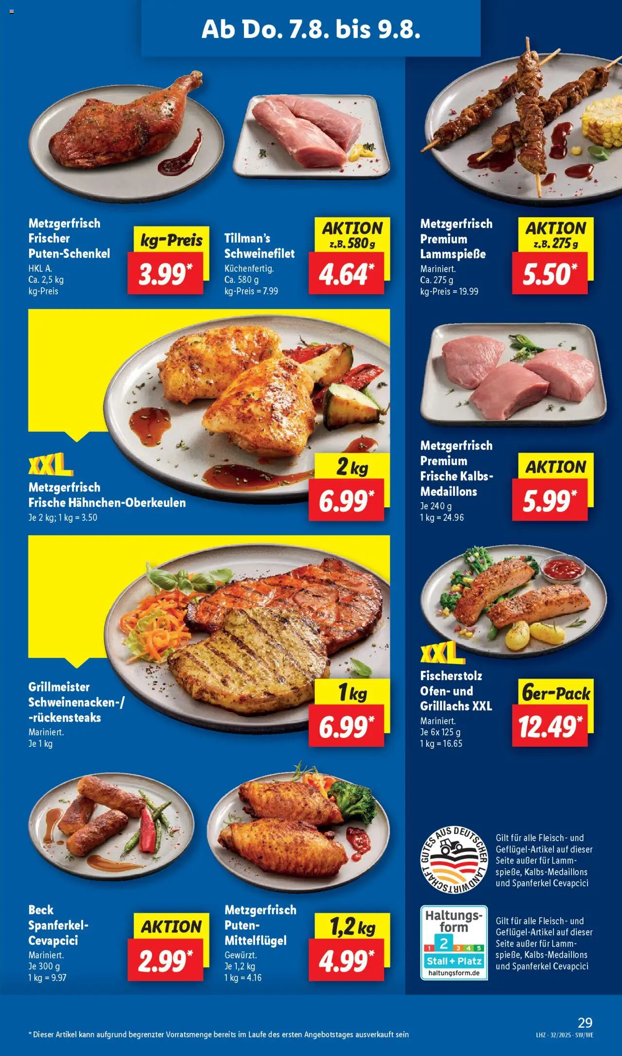 Lidl Prospekt Aarbergen - gültig ab dem 04.08.2025 | Seite: 53 | Produkte: Ofen, Cevapcici, Schweinefilet, Fleisch