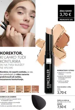 Novi Avon katalog ponudbe – veljaven od 01.09.2025 | Stran: 47 | Izdelki: Korektor, Gobica