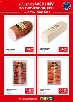 Pogląd oferty "Makro Gazetka - Wędliny" - ważna od 08.09.2025