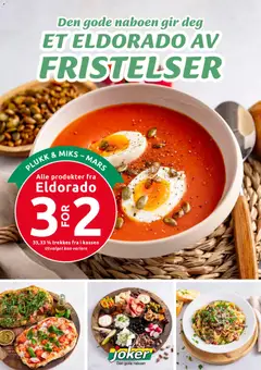 Forhåndsvisning av Joker Eldorado oppskriftshefte gyldig fra 02.03.2026