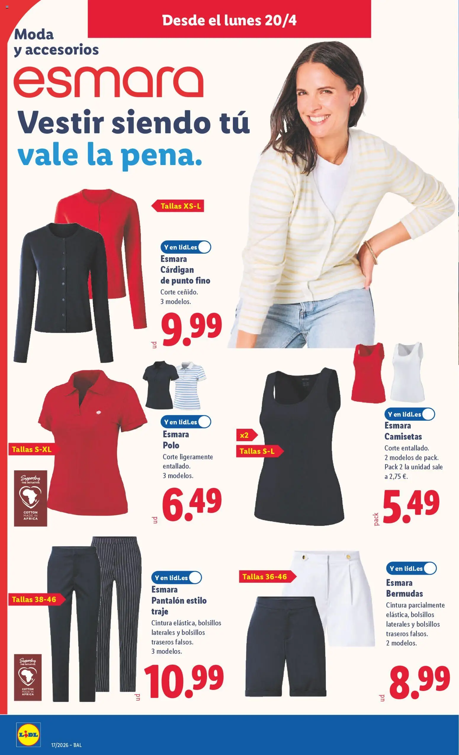 Lidl folleto de bazar │ válido desde el 20.04.2026 | Página: 10 | Productos: Bermudas, Traje