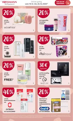 Rossmann Onlineprospekt ab 15.12.2025 gültig | Seite: 2 | Produkte: Butter, Shampoo, Deodorant