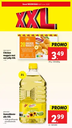  | Pagina: 19 | Producten: Chicken Nuggets, Bed, Olie