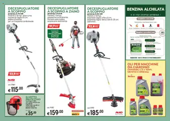 Anteprima del volantino Catalogo Macchine da giardino Brico OK	 valido a partire dal 03.03.2025 | Pagina: 5 | Prodotti: Zaino, Decespugliatore, Disco