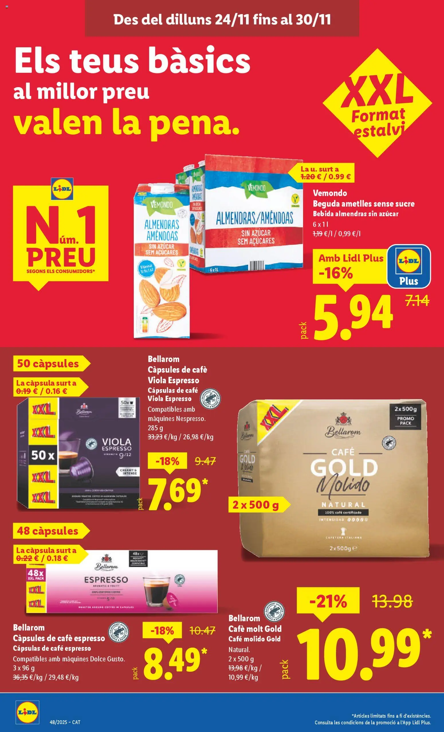 Lidl folleto │ válido desde el 24.11.2025 | Página: 10 | Productos: Café, Café molido, Cafetera