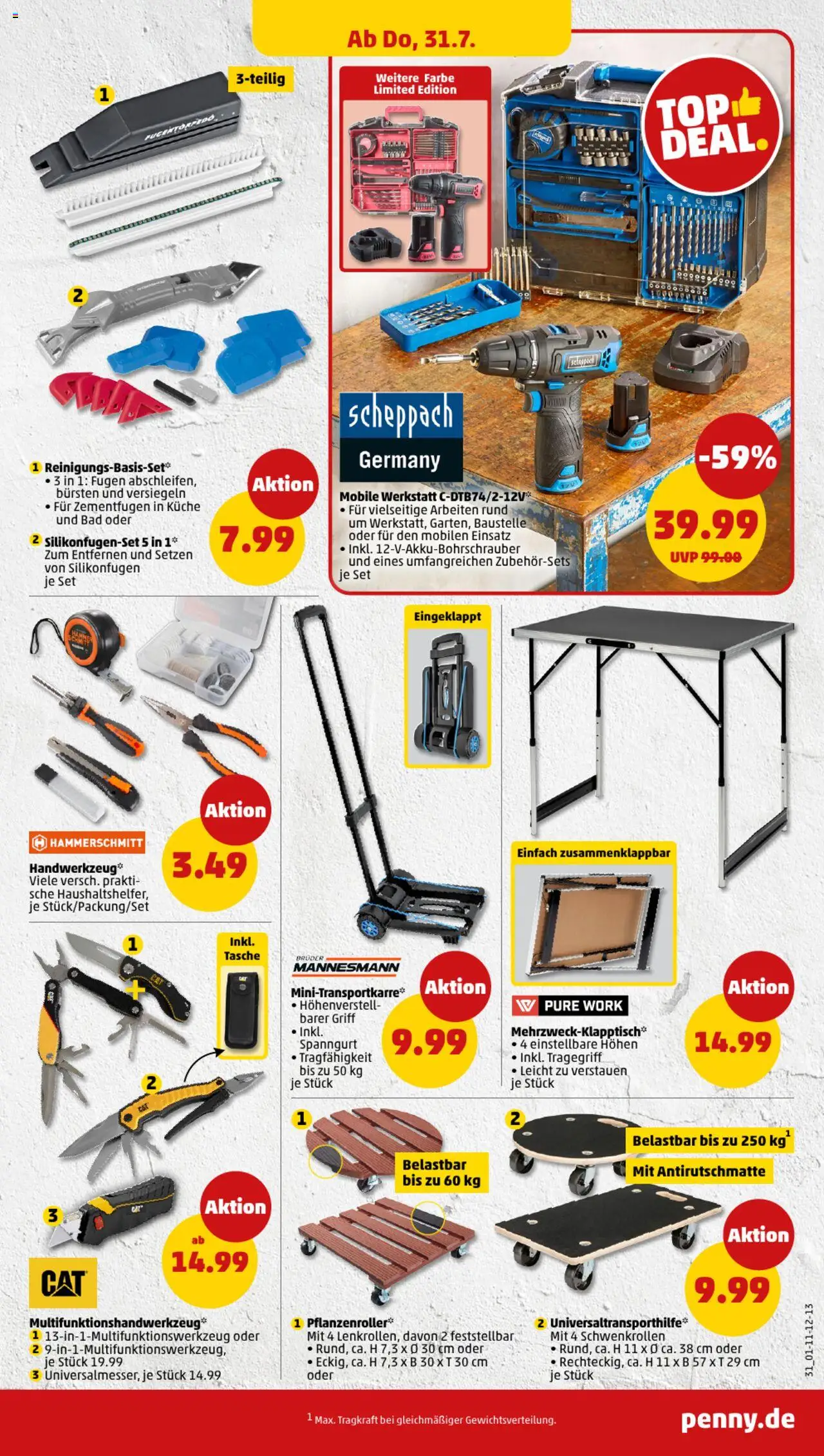 Penny Prospekt 	 - gültig ab dem 28.07.2025 | Seite: 31 | Produkte: Tasche, Bad, Küche