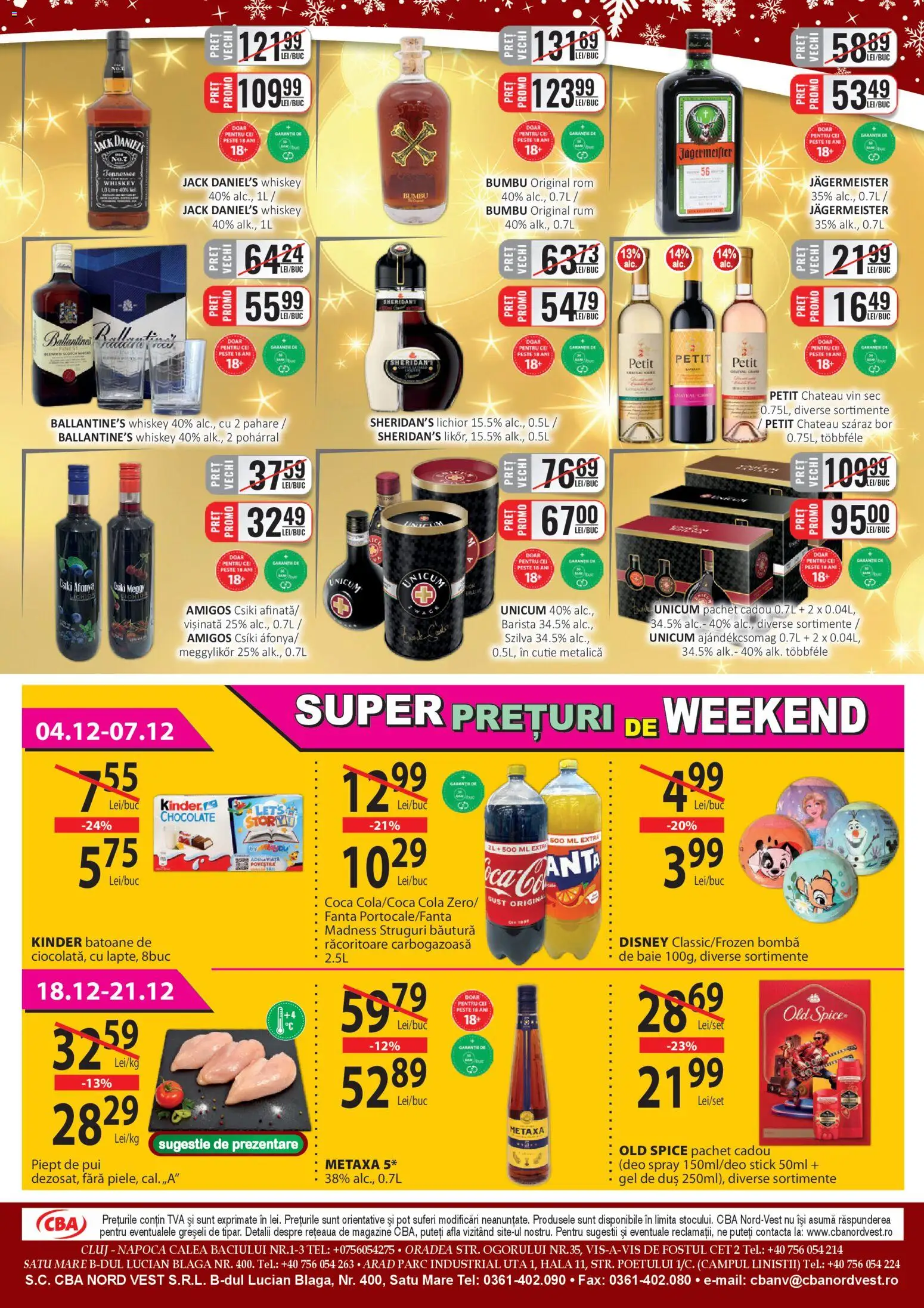 Noul catalog CBA – valabil de la 01.12.2025 | Pagină: 8 | Produse: Struguri, Kısırlaştırılmış Kedi Maması, Vin, Gel de duș