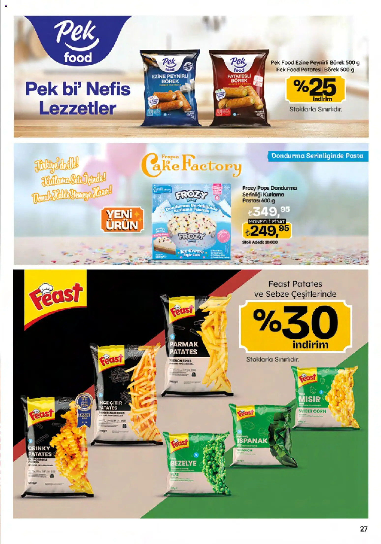 Migros Katalog - 5M Migroskop Dijital - 23.10.2025 tarihinden itibaren geçerlidir | Sayfa: 27 | Ürünler: Dondurma, Patates, Sebze, Mısır