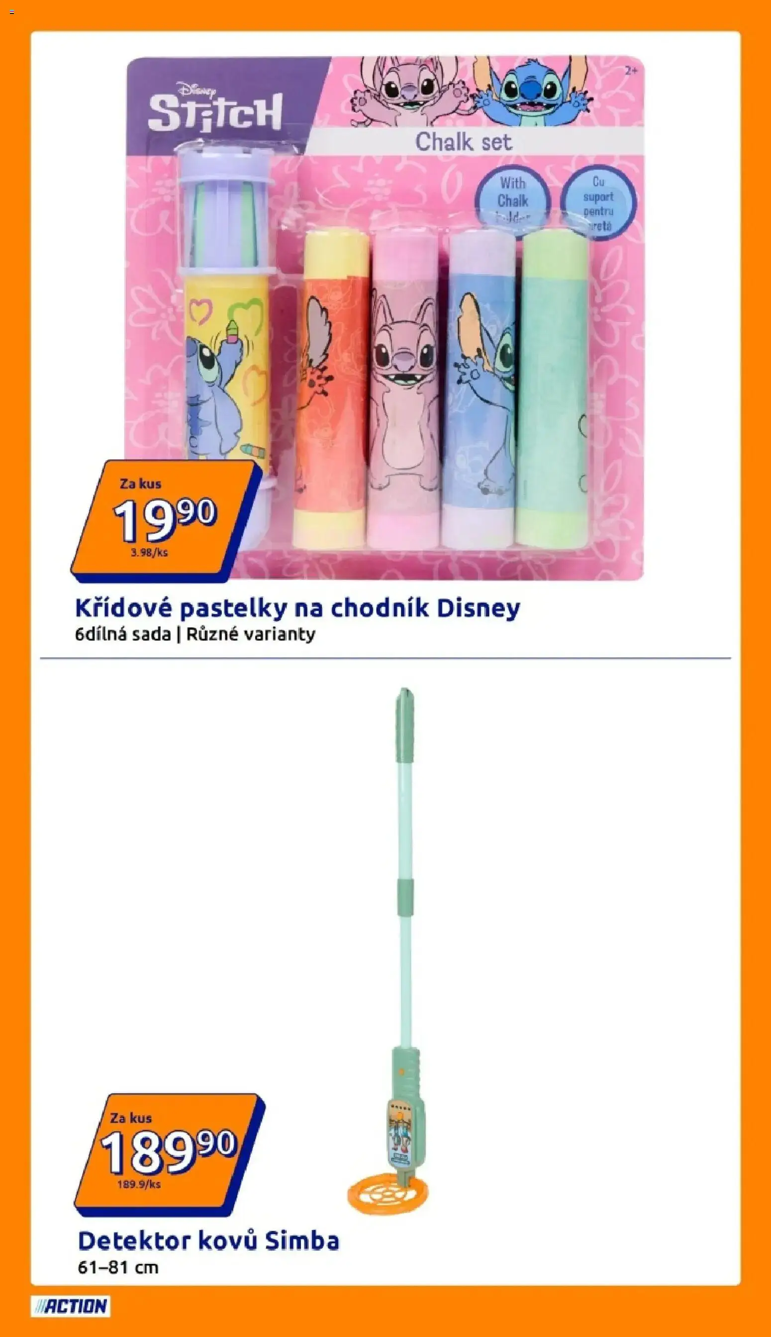Action aktuální leták od 25.02.2026 | Strana: 6 | Produkty: Pastelky, Detektor kovu