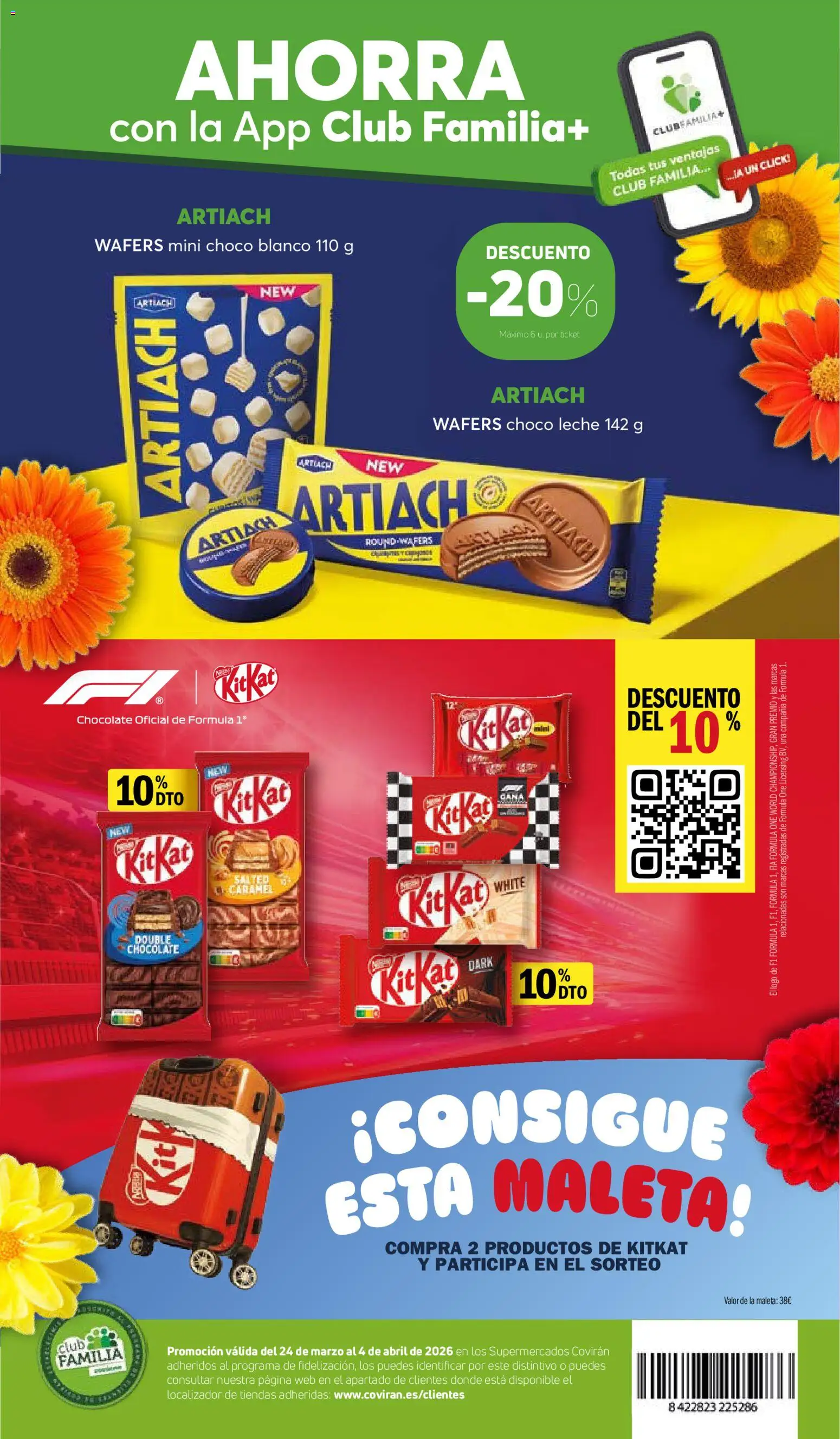Coviran ofertas │ válido desde el 24.03.2026 | Página: 4 | Productos: Leche, Chocolate, Maleta