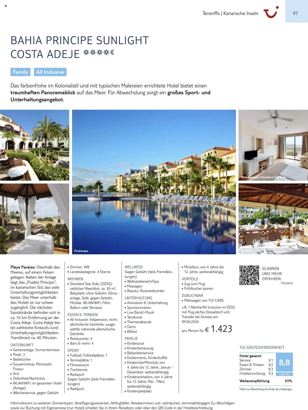 TUI Prospekt Kanaren, Kapverden & Senegal 2025/26	  – gültig ab 01.11.2025 | Seite: 97 | Produkte: Babybett