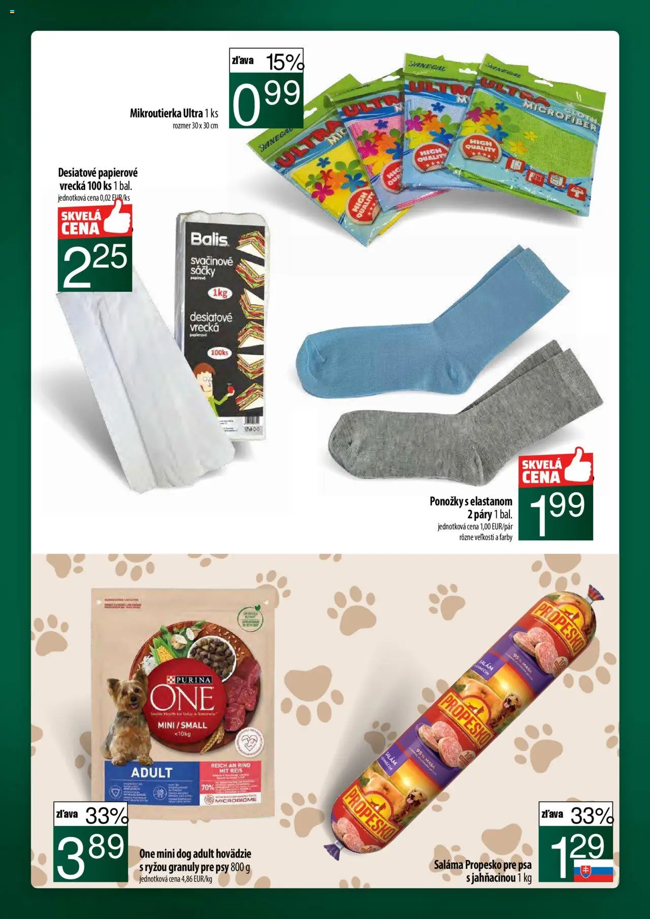Nové COOP Jednota akcie – leták je platný od 11.09.2025 | Strana: 62 | Produkty: Saláma, Ponožky