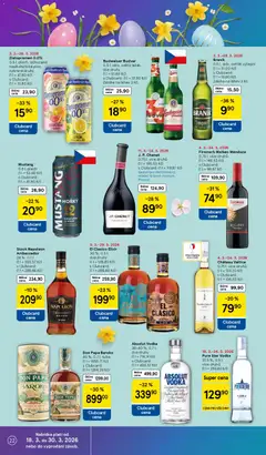 Náhled letáku Tesco leták - Hypermarket od 18.03.2026 | Strana: 22 | Produkty: Zlatopramen, Rum, Plech, Don papa