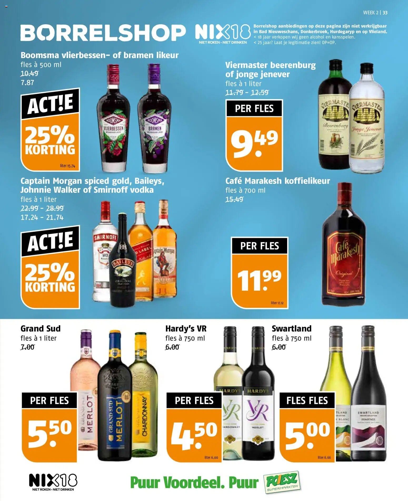 {H1} | Pagina: 33 | Producten: Fles, Bad, Alcohol