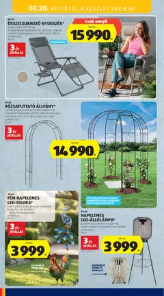 Aldi akciós újság - amely érvényes a következő dátumtól: 26.03.2026 | Oldal: 76 | Termékek: Rózsafuttató, Óra, Dekoráció
