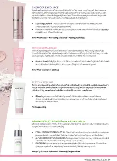 Náhled letáku TimeWise Repair™ Revealing Radiance™ Peeling na obličej, Kyselina glykolová odstraňuje odumřelé kožní buňky, které zmatňují pleť. Je obnovena zářivost pleti, jemnost pleti je výrazně lepší, jemné linky a vrásky jsou redukovány a pleť vypadá mladší a oživená díky jasnějšímu tónu. Toto složení není jen efektivní, ale je také dostatečně jemné na to, abyste ho mohli používat dvakrát týdně. od 22.02.2025 | Strana: 47 | Produkty: Sérum, Glycerin, Peeling