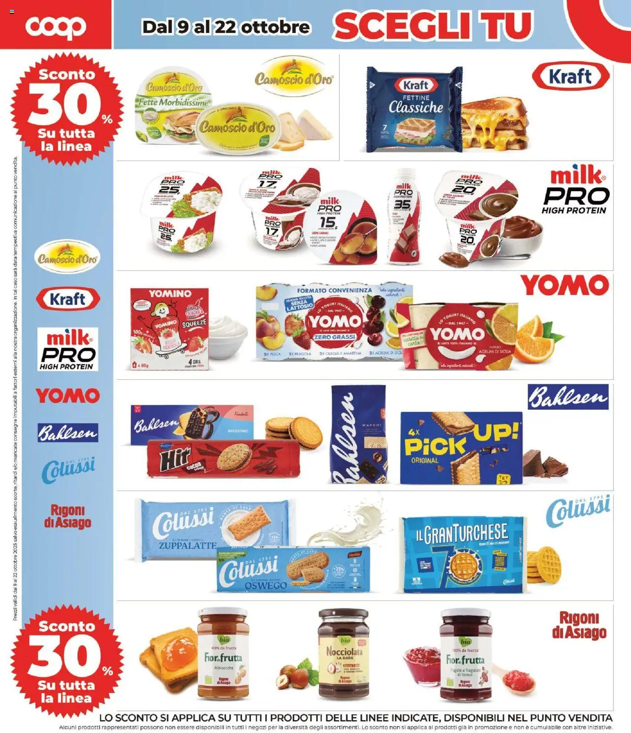 Volantino COOP del 09.10.2025 | Pagina: 8 | Prodotti: Yogurt, Data, Cacao, Albicocche