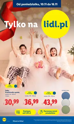 Pogląd oferty "Today Prześcieradło z gumką, rozmiar: 90 x 200 cm, 4 kolory" - ważna od 10.11.2025 | Strona: 8