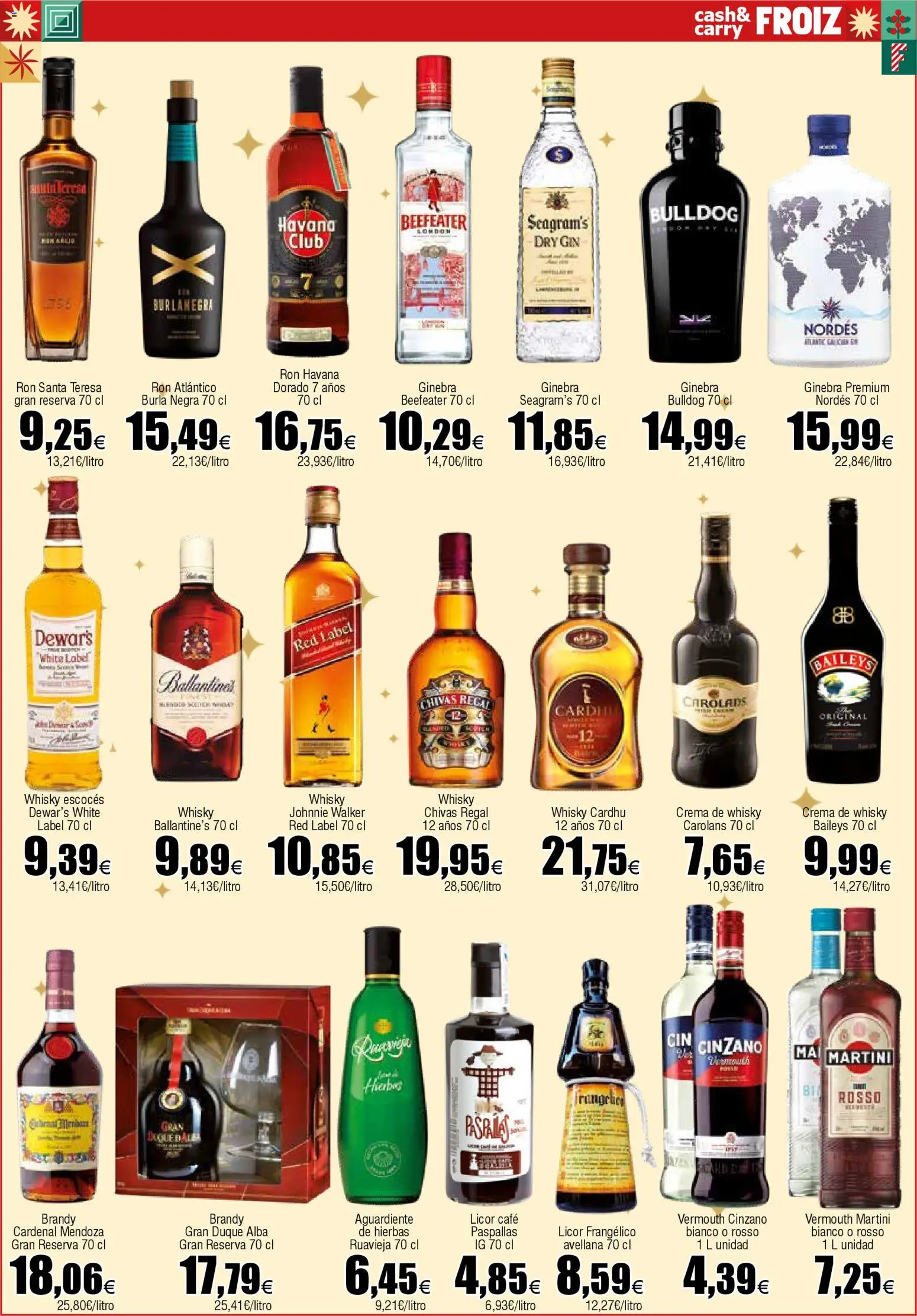 Froiz - Folleto Cash │ válido desde el 18.12.2025 | Página: 7 | Productos: Ron, Café, Ginebra, Μαύρο πιπέρι
