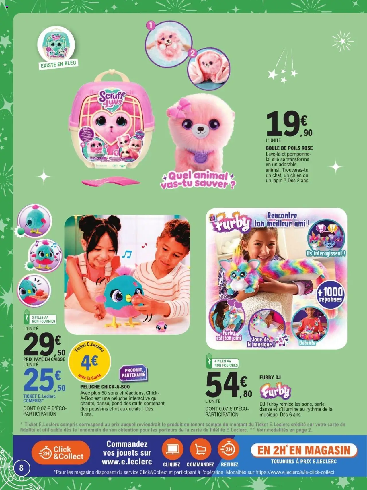 {H1} | Page: 8 | Produits: Peluche, Lapin, Œufs, Piles