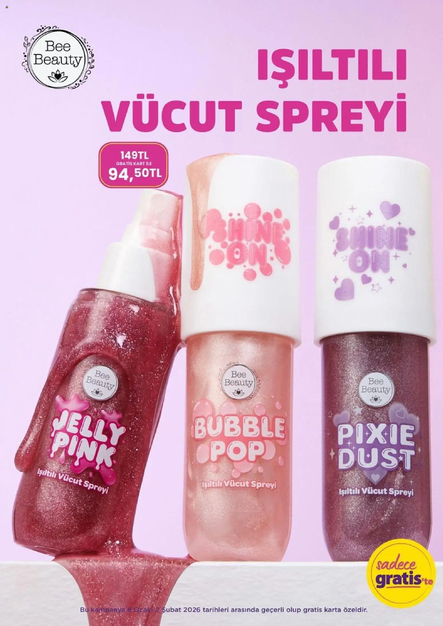 Gratis aktüel ürünler kataloğu yayımlandı! Bu hafta 01 - 31 Ocak 2026 günü Gratis indirimli ürünleri