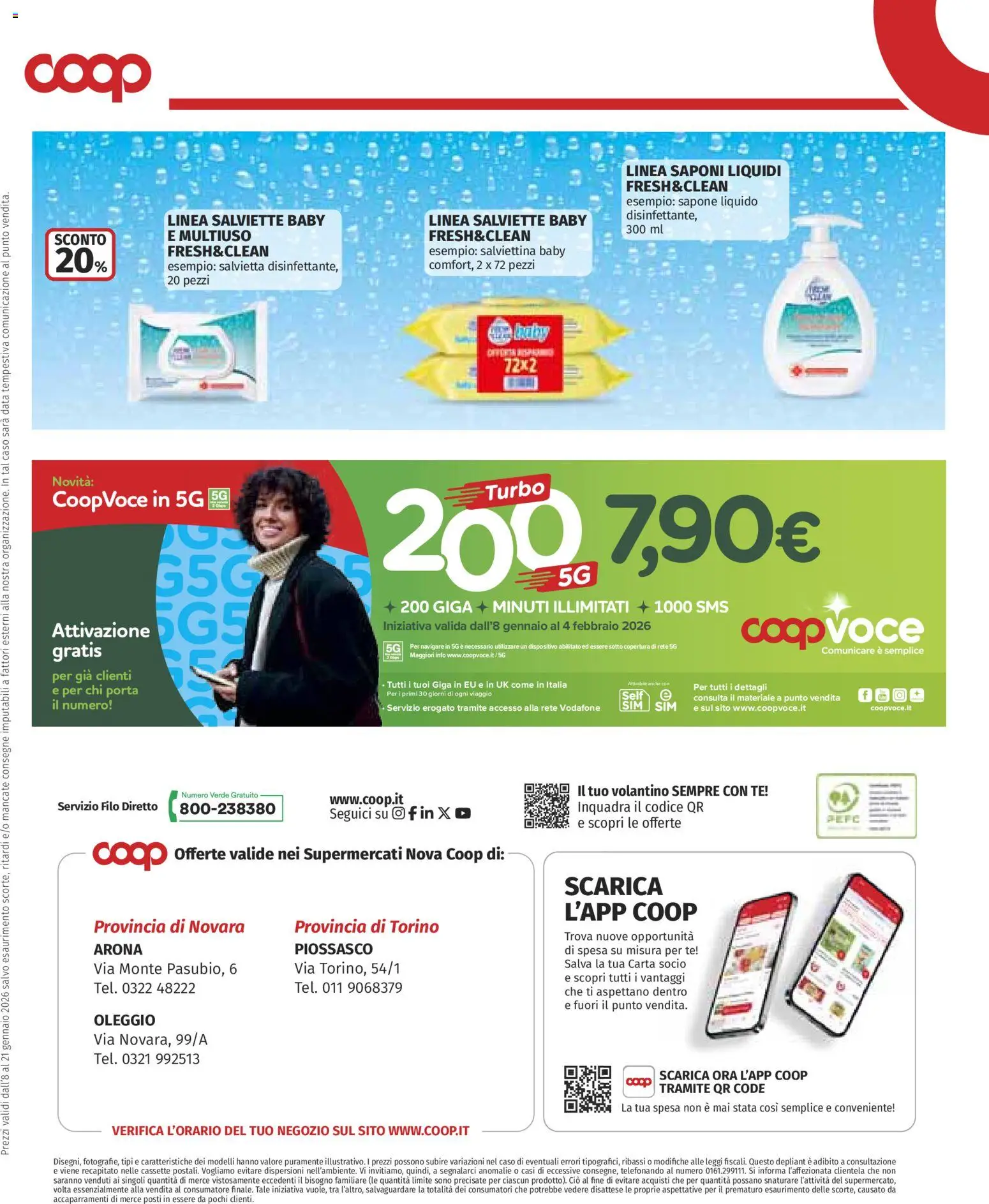 Volantino COOP del 08.01.2026 | Pagina: 23 | Prodotti: Sapone, Tè, Data