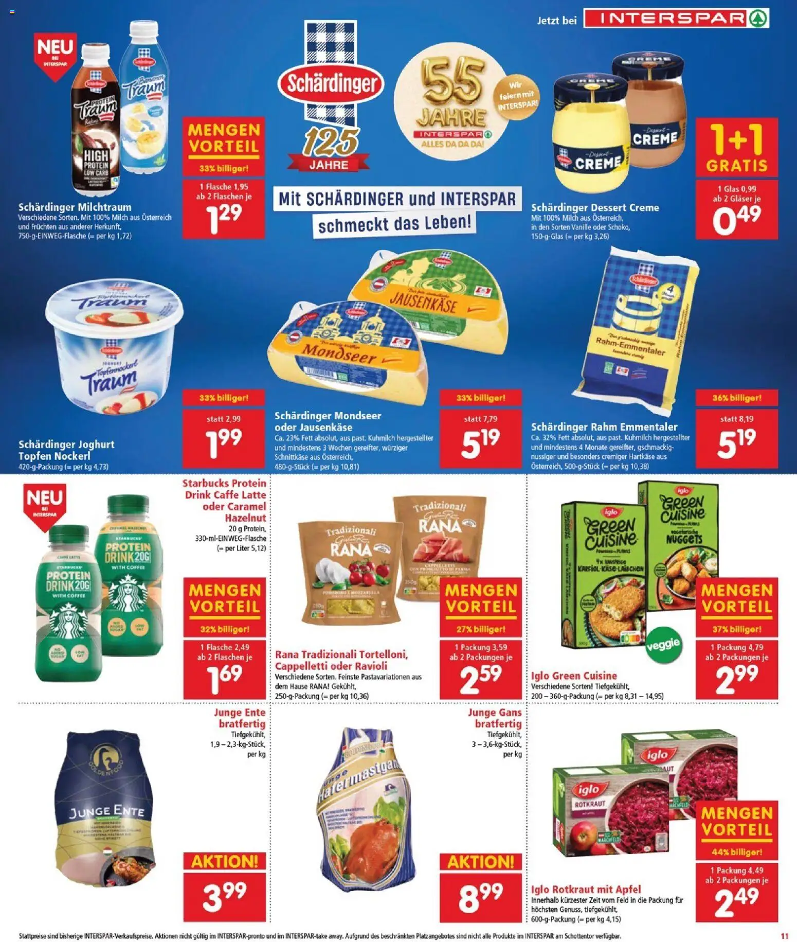 Interspar Flugblatt - Burgenland gültig ab 06.11.2025 | Seite: 12 | Produkte: Milch, Creme, Joghurt, Äpfel