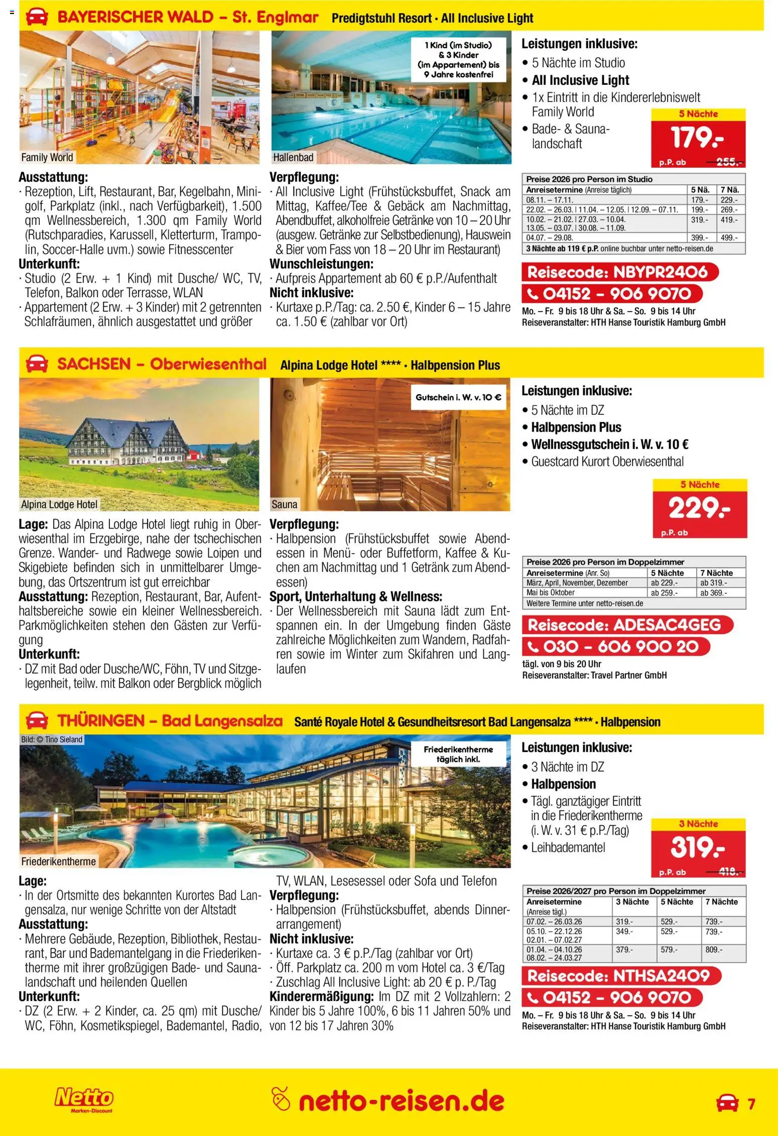 Netto Reisen Prospekt 	 – gültig ab 29.01.2026 | Seite: 7 | Produkte: Sofa, Bad, Uhr, TV