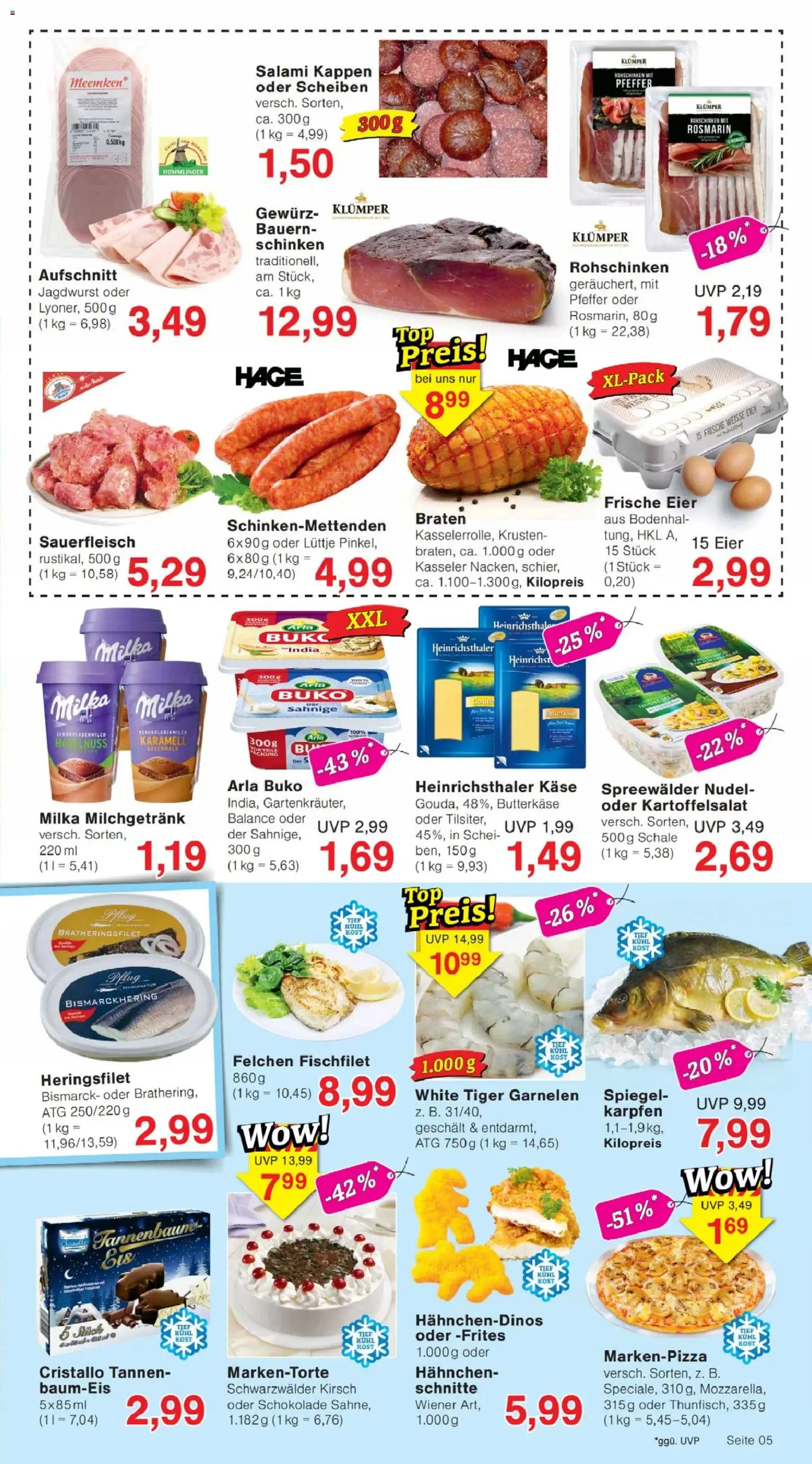 Jawoll Prospekt – gültig ab 08.12.2025 | Seite: 5 | Produkte: Schokolade, Milka, Pfeffer, Arla buko