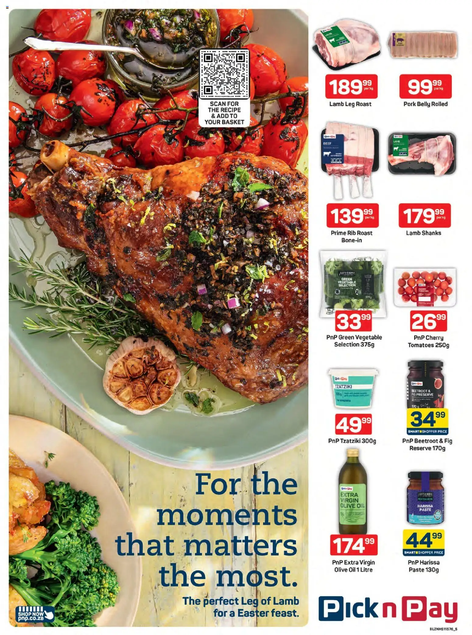 New Pick n Pay catalogue – valid from 16.03.2026 | Page: 5 | Products: Basket, Oil, Tomatoes, Beef