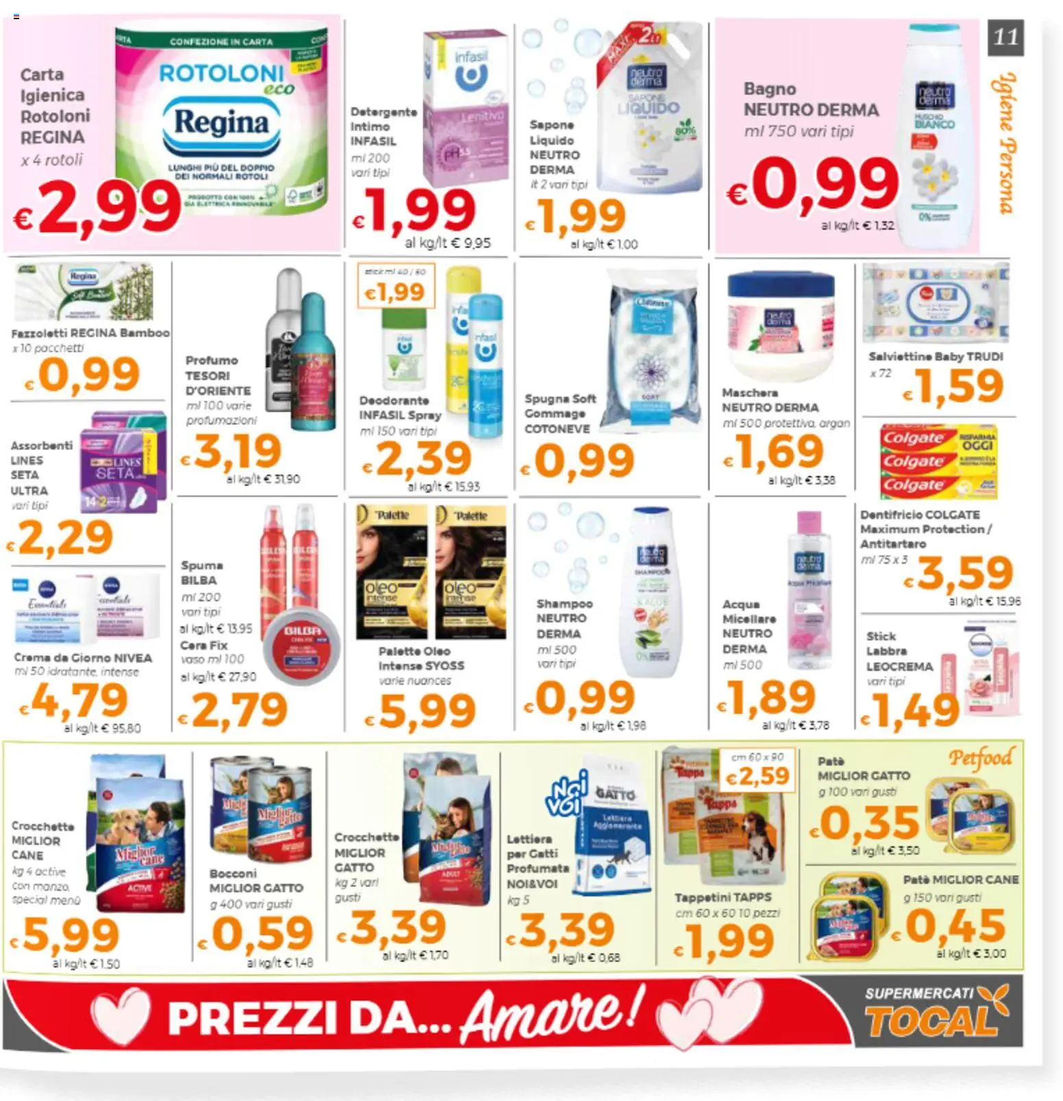 Volantino Tocal del 13.02.2026 | Pagina: 11 | Prodotti: Sapone, Deodorante, Fazzoletti, Vaso