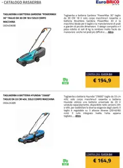 Anteprima del volantino Eurobrico Rasaerba catalogo valido a partire dal 23.07.2025 | Pagina: 35 | Prodotti: Rullo, Rasaerba, Batteria