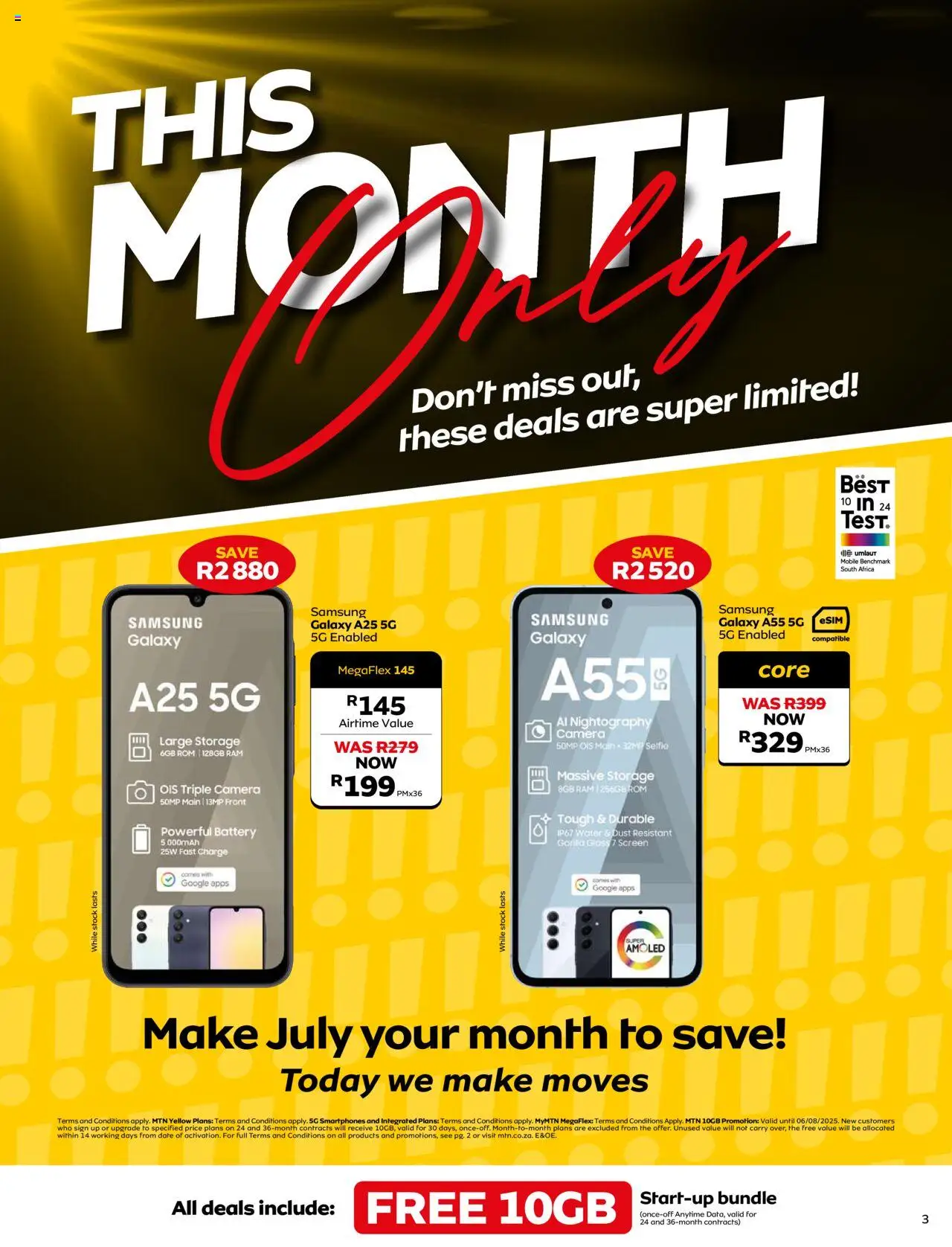 MTN Deals │ valid from 07.07.2025 | Page: 5 | Products: Camera, Battery, Stock, Water