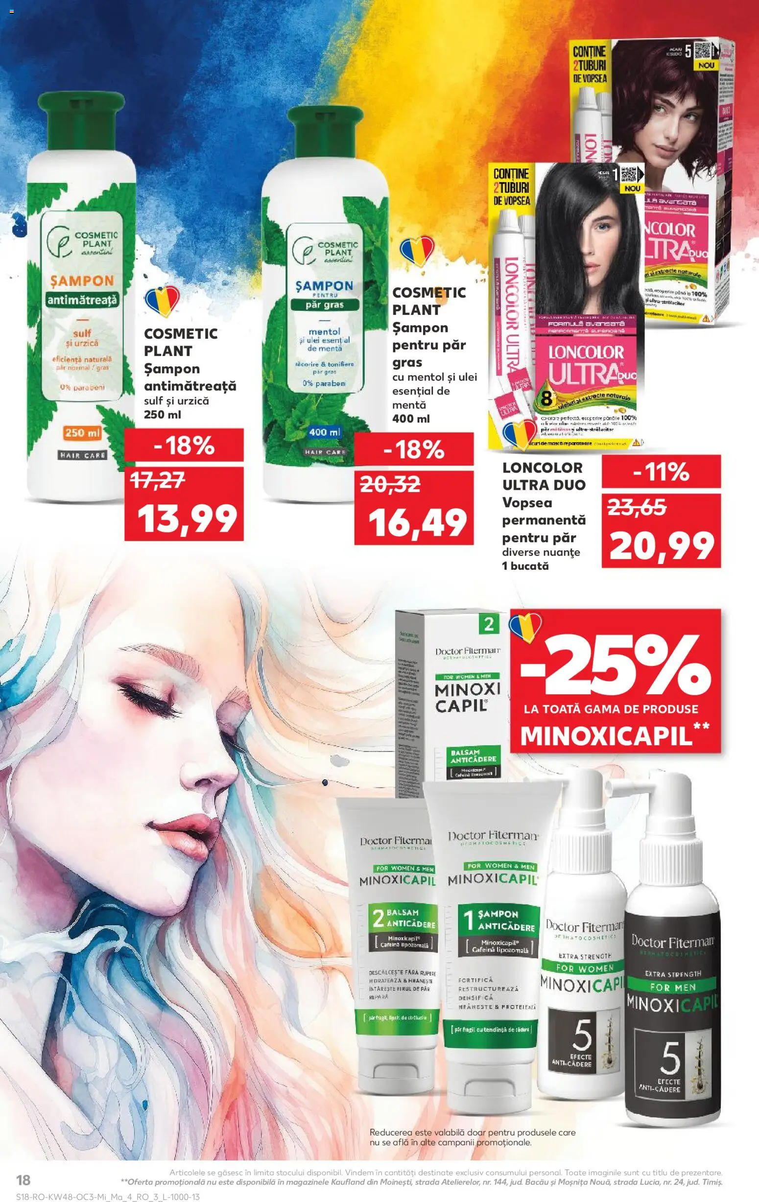 Noul catalog Kaufland – valabil de la 26.11.2025 | Pagină: 18 | Produse: Vopsea, Șampon, Balsam, Ulei