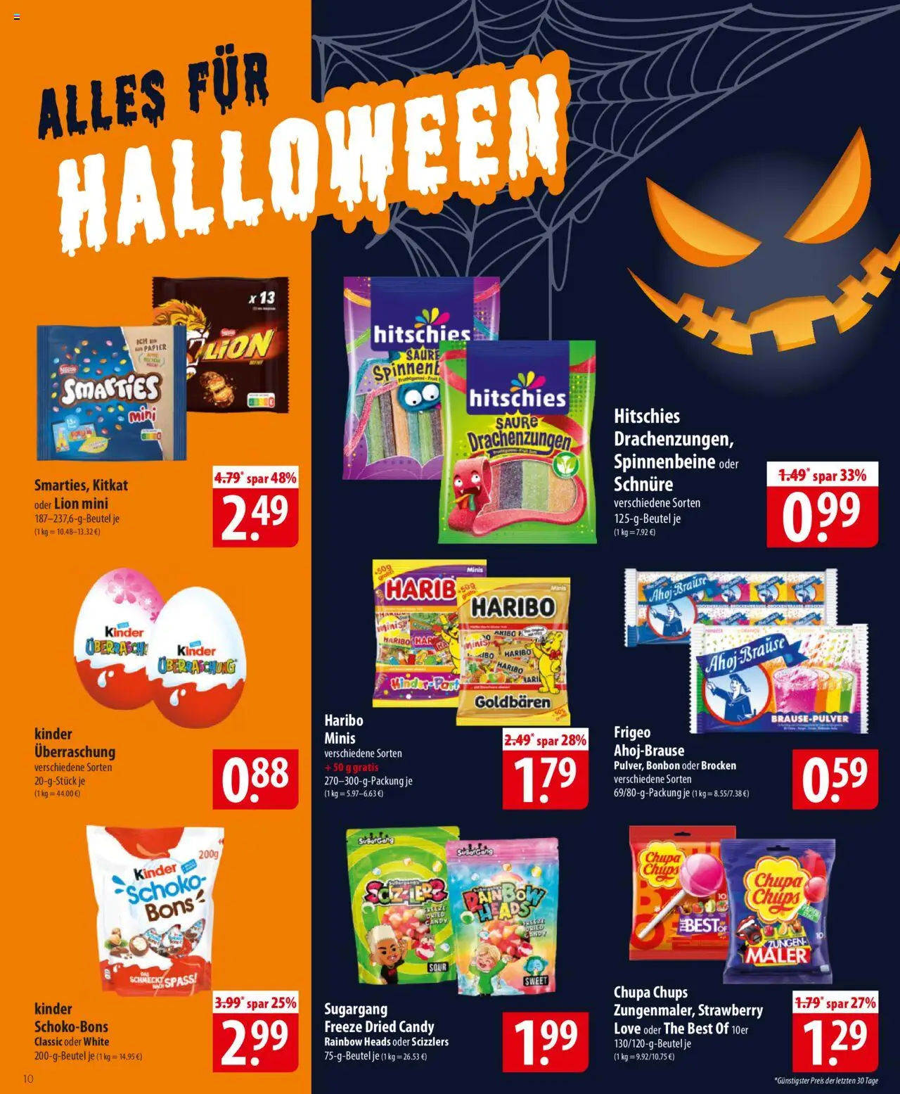 Famila Prospekt 	 – gültig ab 20.10.2025 | Seite: 10 | Produkte: Haribo, Smarties