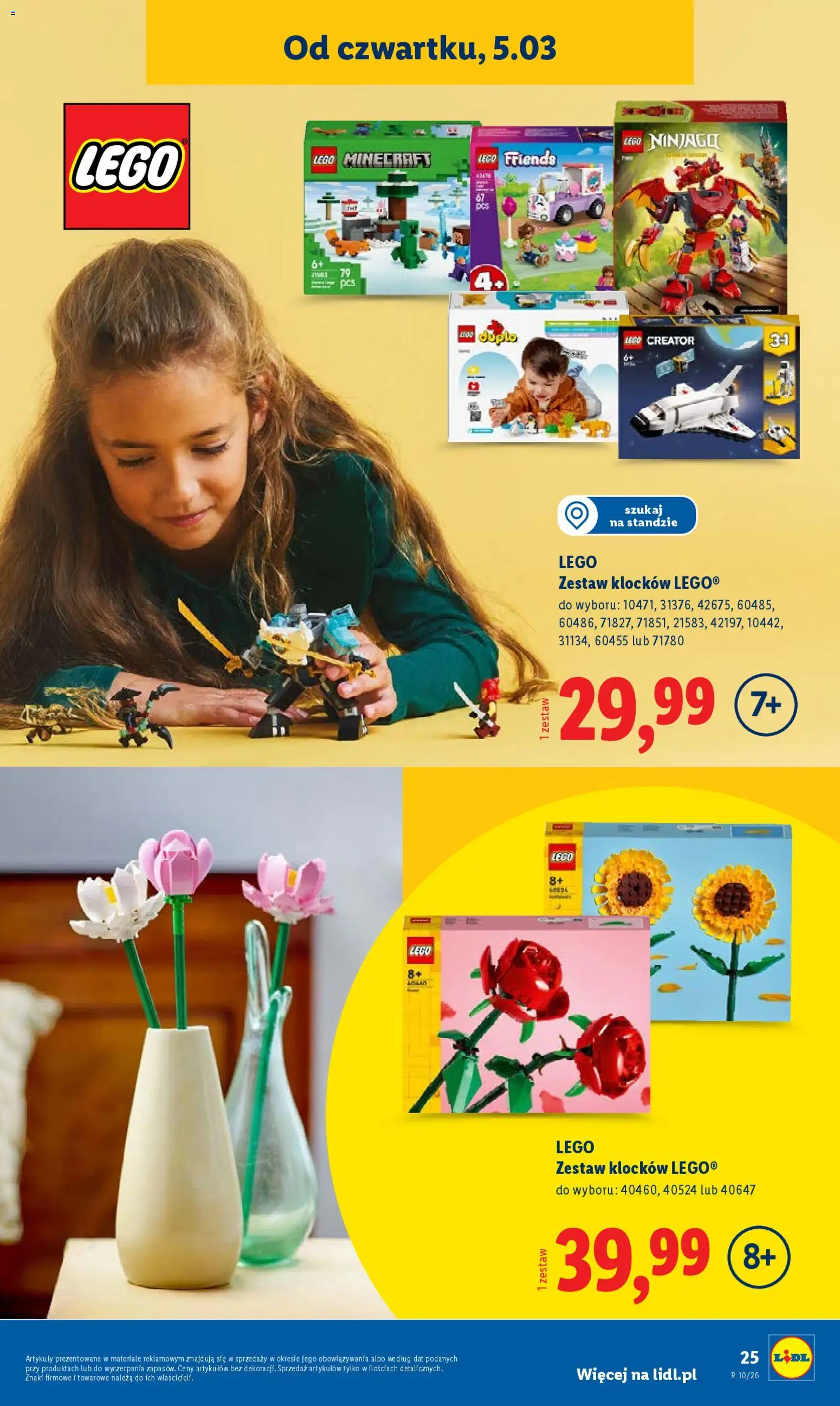 Lidl Polsko katalog od 02.03.2026 | Strana: 31 | Produkty: LEGO, Lego Friends, Lečo