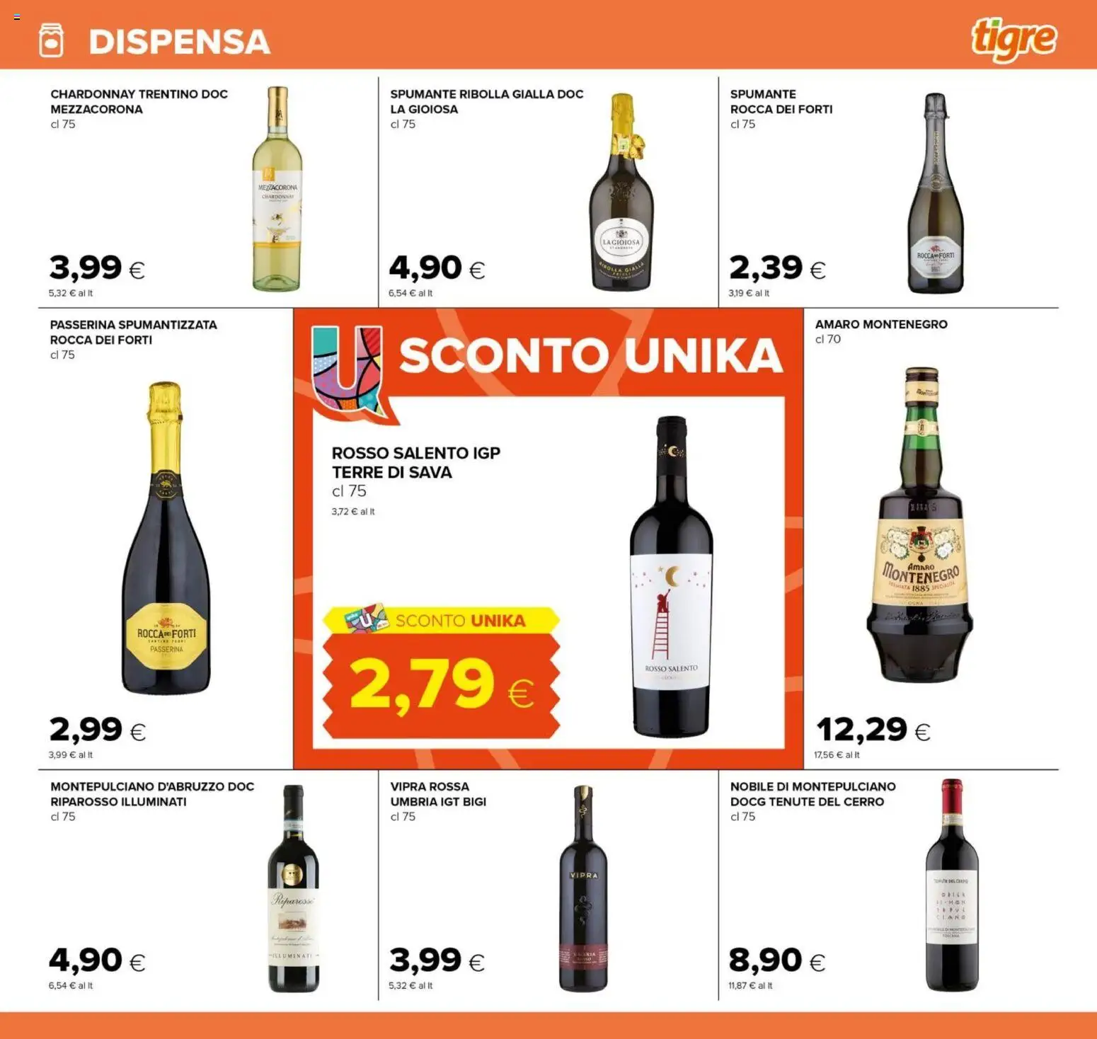 Volantino Tigre del 29.01.2026 | Pagina: 17 | Prodotti: Spumante, Amaro
