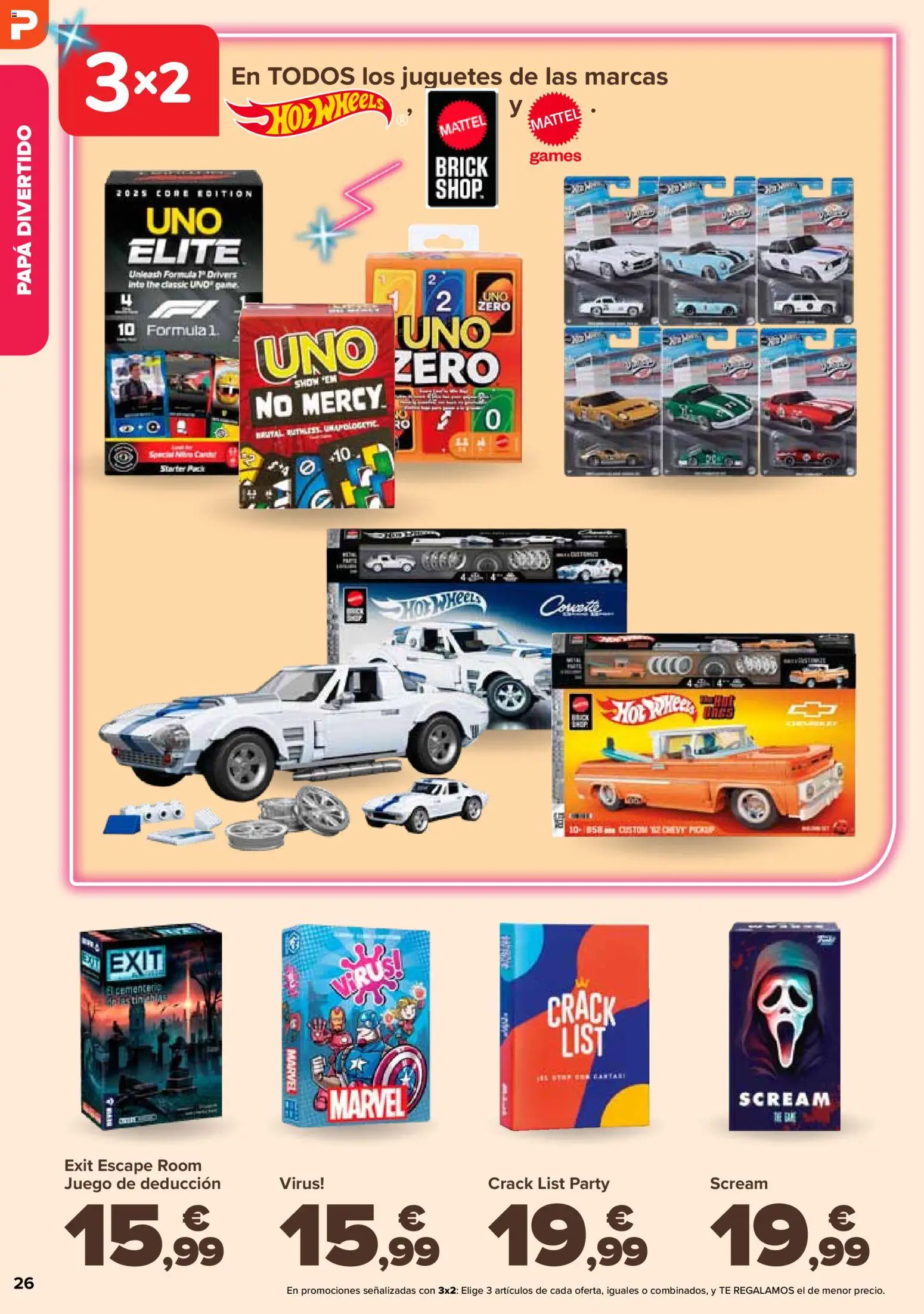 Carrefour folleto Dia del Padre │ válido desde el 04.03.2026 | Página: 26 | Productos: Té, Juguetes