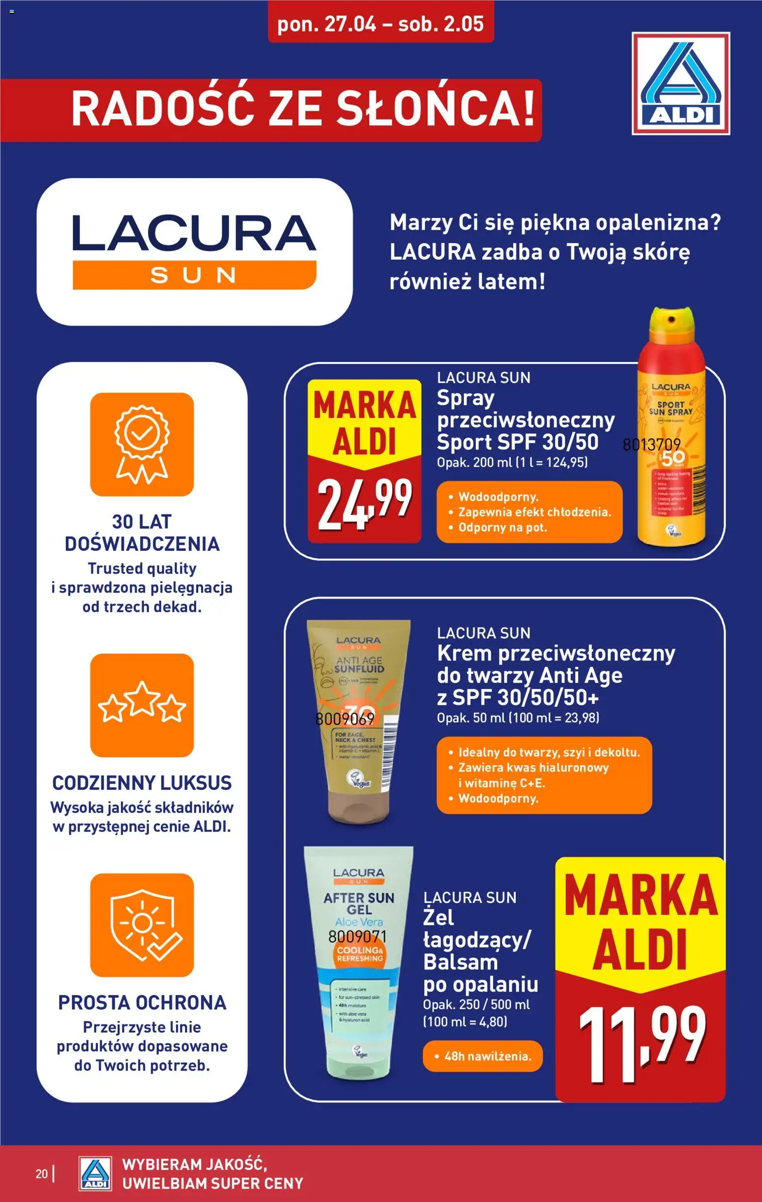 Aldi Polsko leták od 27.04.2026 💥 Nenechte si ujít TOP nabídky! ⭐ | Česko