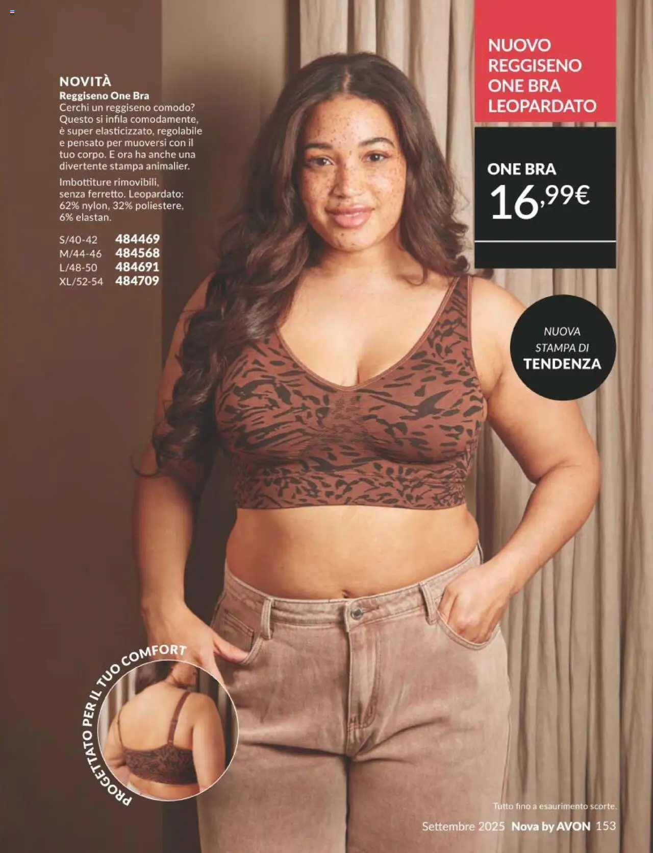 Volantino Avon del 01.09.2025 | Pagina: 153 | Prodotti: Reggiseno, Stampa