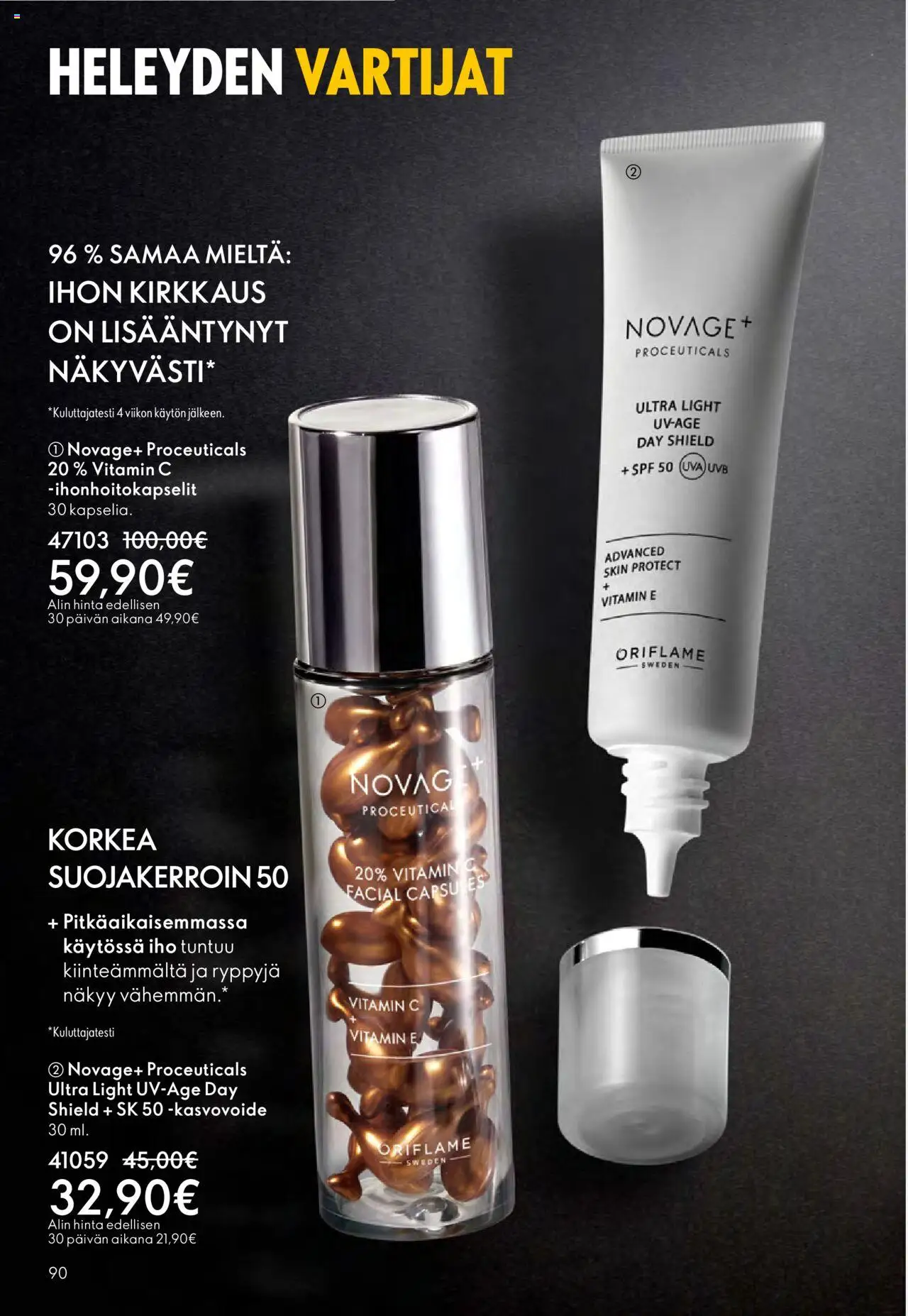 Oriflame - Esite 14 – voimassa 08.10.2025 alkaen | Sivu: 90 | Tuotteet: Kasvovoide