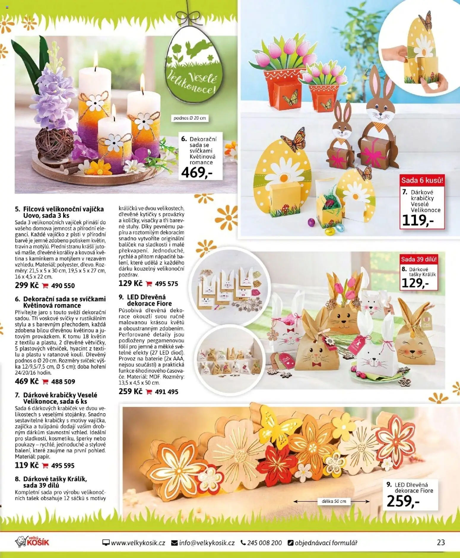 Velký Košík katalog únor 2026 od 01.02.2026 | Strana: 23 | Produkty: Šperky, Sladkosti, Baterie, LED