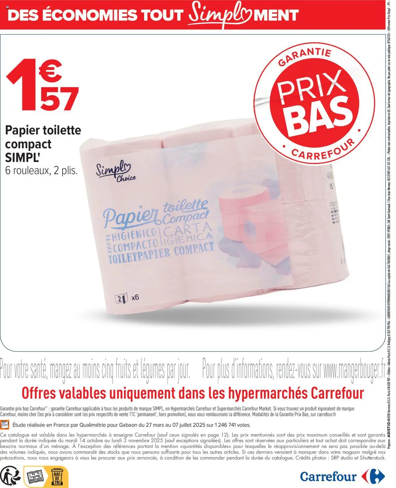 {H1} | Page: 12 | Produits: Papier toilette