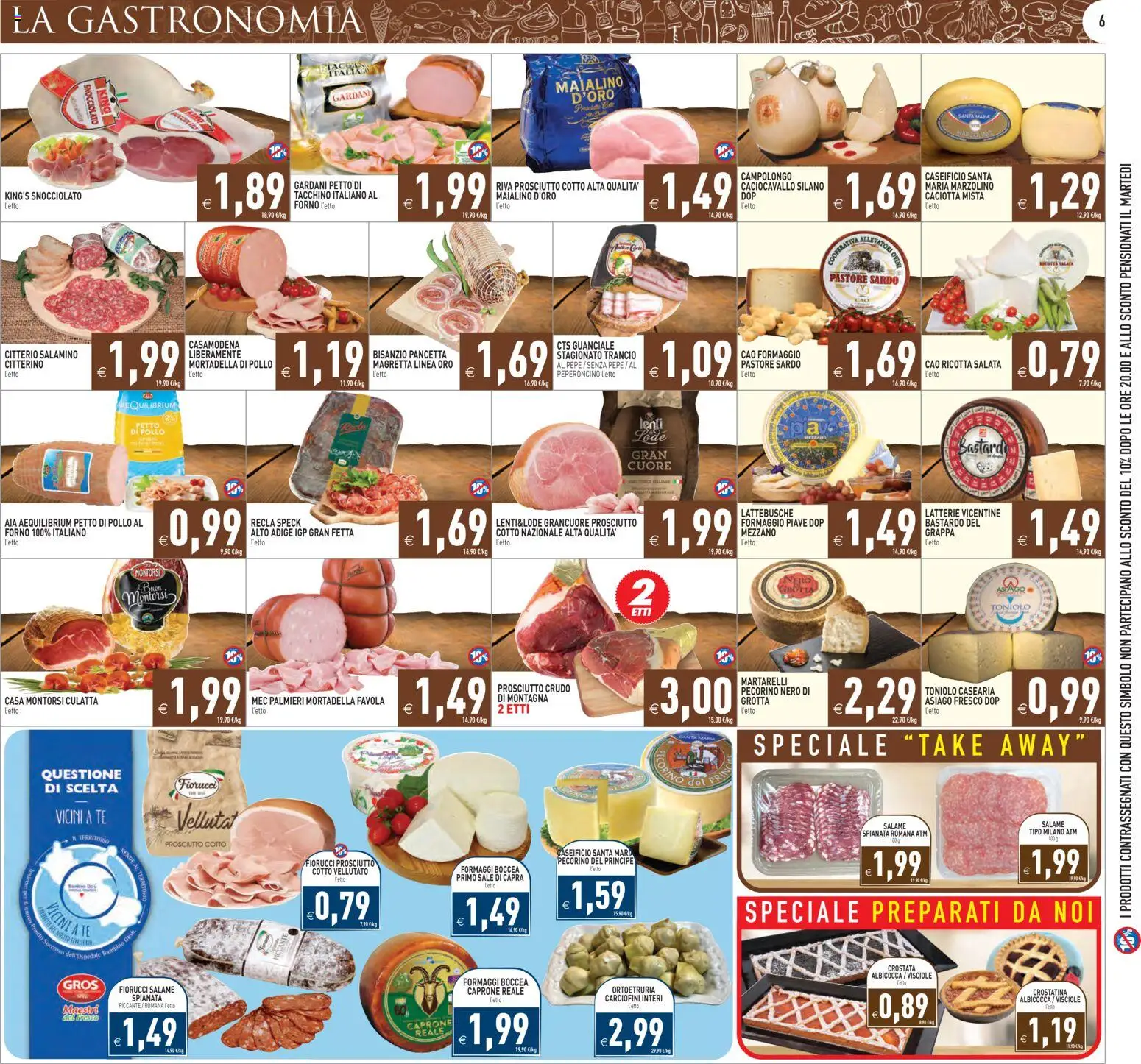 Volantino PIM Supermercati del 29.10.2025 | Pagina: 6 | Prodotti: Pollo, Tè, Pancetta, Pecorino