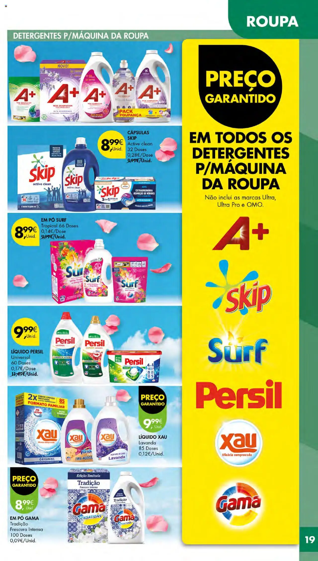 Pingo Doce - Cuidados Pessoais e para o Lar Açores │ válido de 02.10.2025 | Página: 19 | Produtos: Agua, Perfume, Pó, Persil