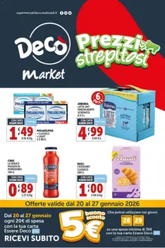 Anteprima del volantino Decò Market - Palese, Modugno catalogo valido a partire dal 20.01.2026