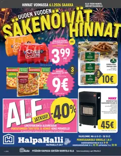 Halpa Halli-mainoslehti voimassa 29.12.2025 alkaen